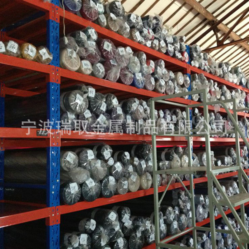 宁波厂家直销服装布匹货架纺织布料仓库货架放布卷面料仓储货架