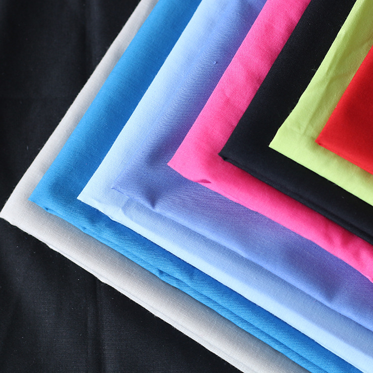 口袋布涤棉混纺涤确凉里料TC45X45 110X76兜布包边布的确良布彩布