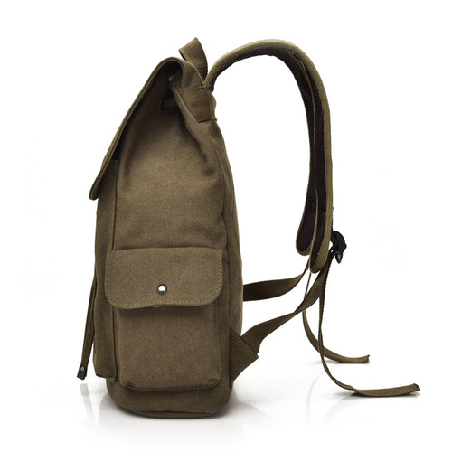 Fashion trendy backpack, unisex casual canvas travel backpack, high school student bag FM9116