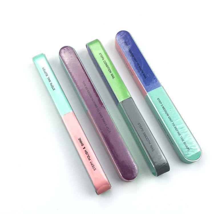 Directo de fábrica de siete lados tira de pulido de uñas multi-funcional manicura Borde de archivo 7 superficies esmeriladas