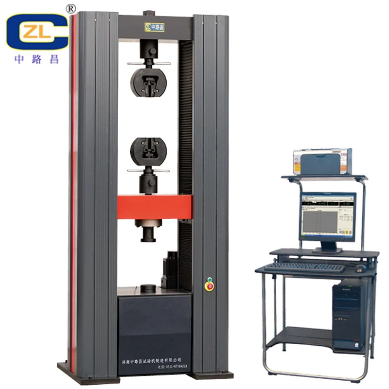 30 тонн электронной машины для испытания на растяжение пластиковый резиновый тестер прочности