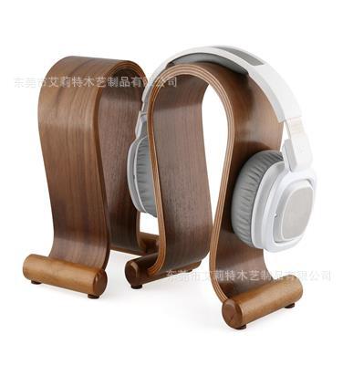 Guangdong auriculares Bluetooth auriculares en forma de U soporte de ordenador de madera Accesorios Rack almacenamiento creativo rack
