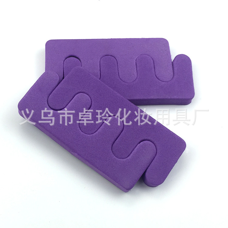 En stock Sacapuntas de dedo en forma de montaña al por mayor Eva mini toe herramienta de manicura de algodón Dedo de los niños protección del medio ambiente de algodón