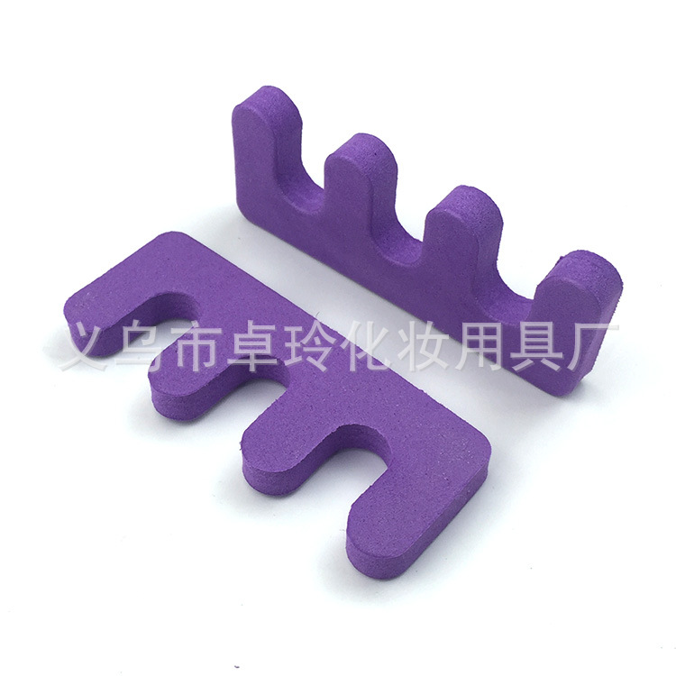 En stock Sacapuntas de dedo en forma de montaña al por mayor Eva mini toe herramienta de manicura de algodón Dedo de los niños protección del medio ambiente de algodón