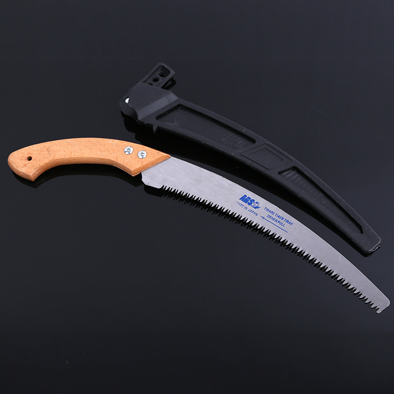 厂家批发英斯特木把手板锯76齿弯锯园艺锯板材木工切割木工专用