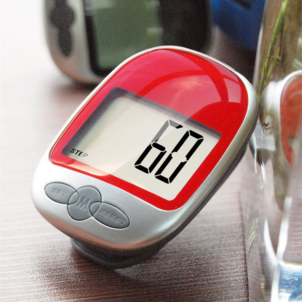 Large Screen Digital Display Pedometer Distance Calorie Step Hammer Sensor Elderly Walking Jogging Exercise Step Counting