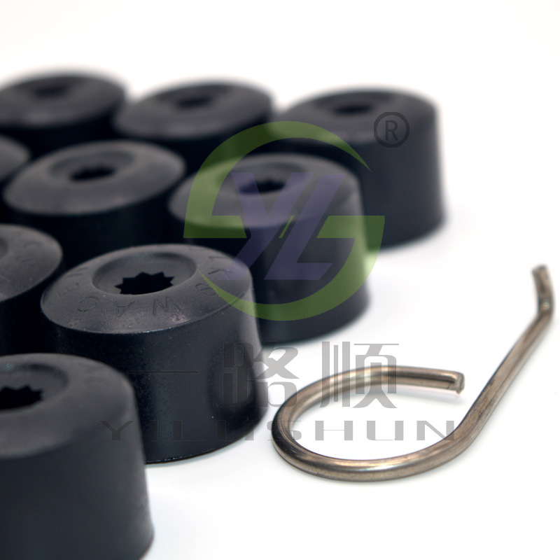 Adecuado para Volkswagen nuevo Santana Passat Jetta Polo cubierta de cubo de rueda cubierta negra tapa de rosca cubierta decorativa