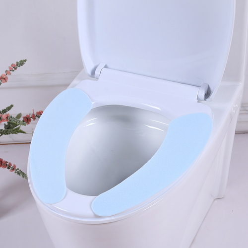 Warm and thickened electrostatic toilet seat adhesive adhesive toilet seat pad usable in all seasons disposable toilet seat