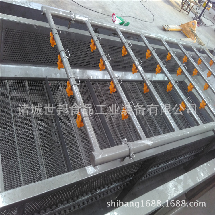 世邦现货桑叶茶清洗风干流水线红薯叶清洗沥水吹干机器