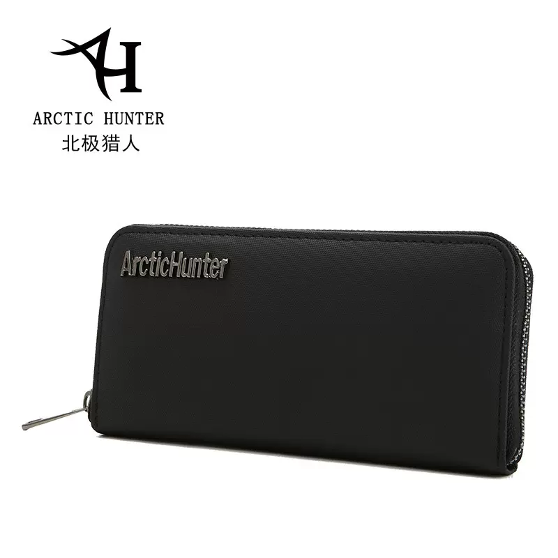 北极猎人新款品牌休闲钱包长款多功能拉链男手包批发酷帅名片零钱