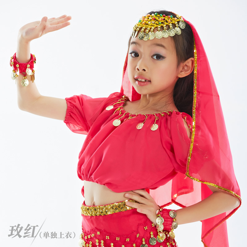 로즈 레드 [아동 랜턴 반팔 셔츠]