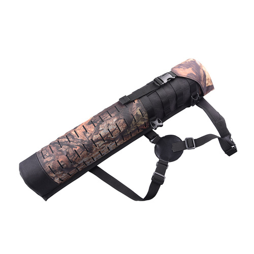 Cylindrical quiver bag, wear-resistant bow bag, outdoor tactical bow, recurve bow, camouflage quiver, hunting storage bag wholesale