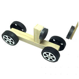 儿童智力开发玩具科技小制作diy材料 小学生科学实验套装磁力小车