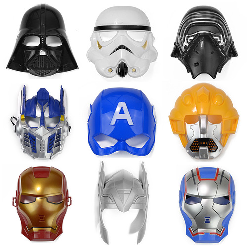 Street stall anime mask Halloween Spider-Man hero Wolverine Captain America Iron Man Thor mask