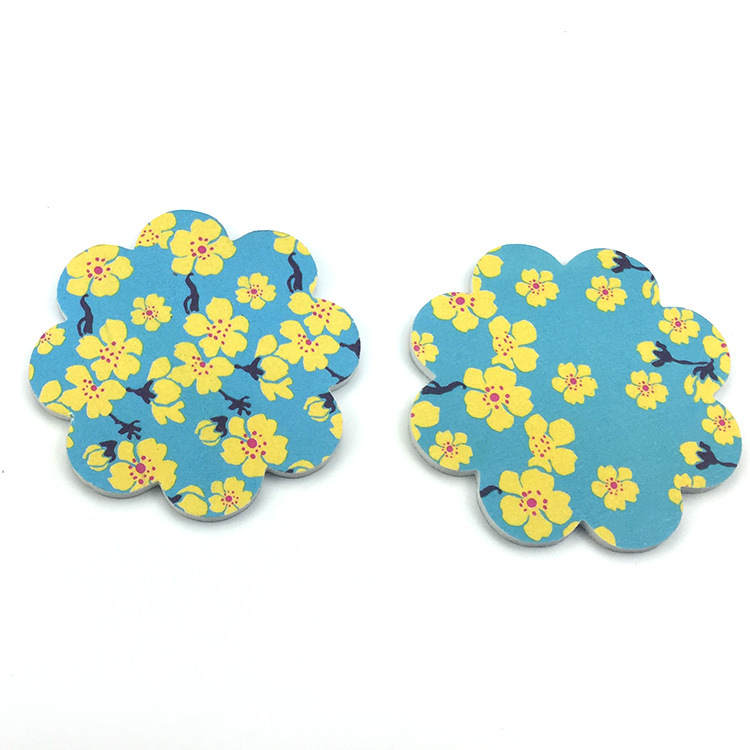 Taobao popular melocotón lima de uñas sin placa de pegamento lima de uñas pieza 6,5*6,5 cm traje de uñas regalo