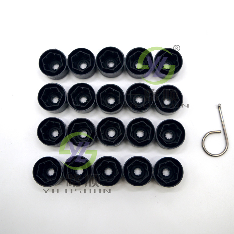 Adecuado para Volkswagen nuevo Santana Passat Jetta Polo cubierta de cubo de rueda cubierta negra tapa de rosca cubierta decorativa