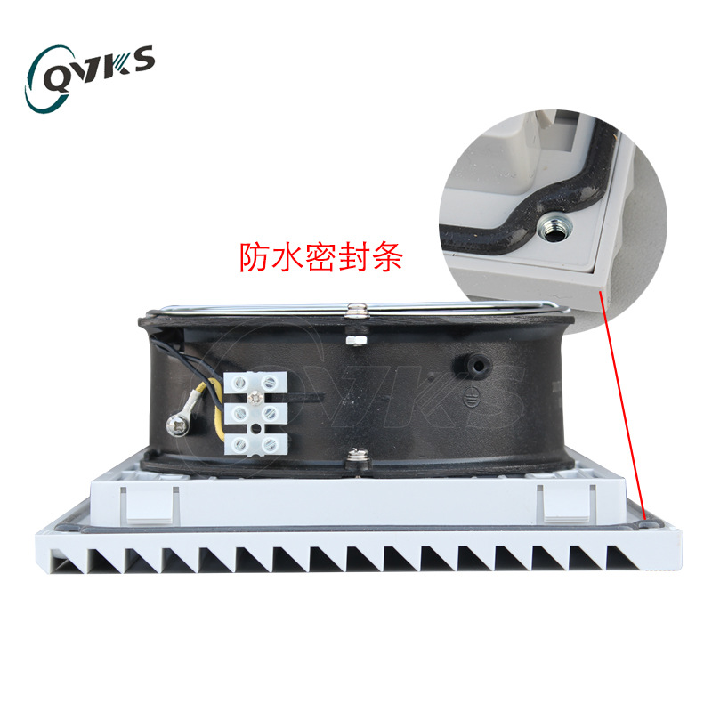 上海康双 F2E-150S-230机柜排风扇配FB9804通风过滤网 配电箱风扇