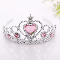 Новый стиль детский коронованный головной убор обруч для волос Frozen аксессуары для волос Crown детский обруч для волос оригинальная оптовая продажа