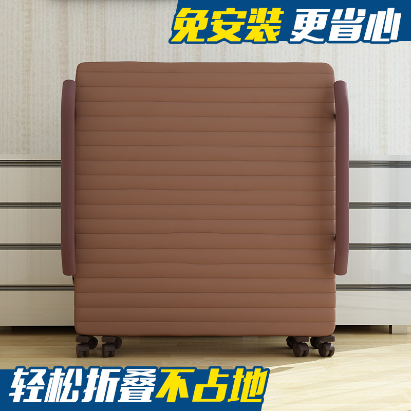Directo de fábrica sola cama almuerzo Oficina almuerzo cama retráctil hogar simple acompañamiento algodón cama plegable