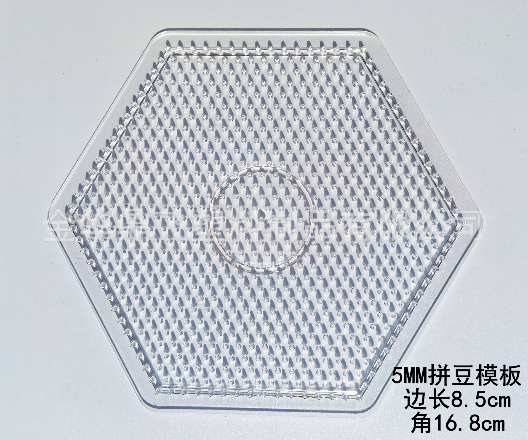 Amazon Venta caliente 5mm pinduodou plantilla hexagonal grande DIY pinduodou plantilla transparente fábrica en stock al por mayor