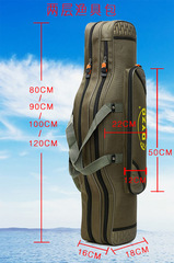 80cm 90cm 1 meter 1.2-layer two-layer three-layer large capacity fishing gear bag spinning rod bag fishing rod bag big belly bag