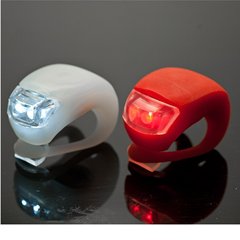 Five-Generation Frog Light, Beetle Light, Silicone Light, Bicycle Gear Accessories, Mountain Bike Tail Light, Powered by 2032 Battery
