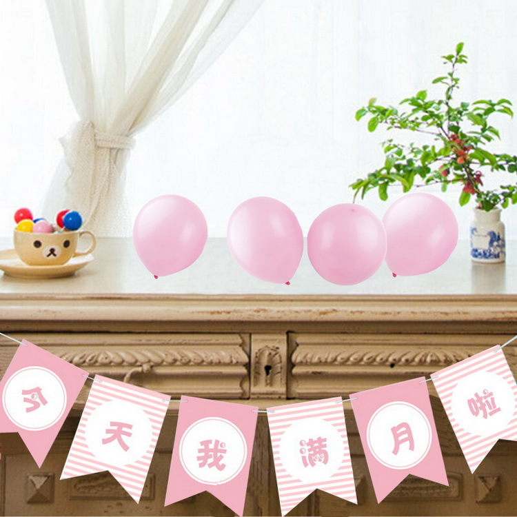 Nuevo bebé años pull bandera fiesta de cumpleaños decoración creativa silla decoración colorida bandera Fuente de la fábrica