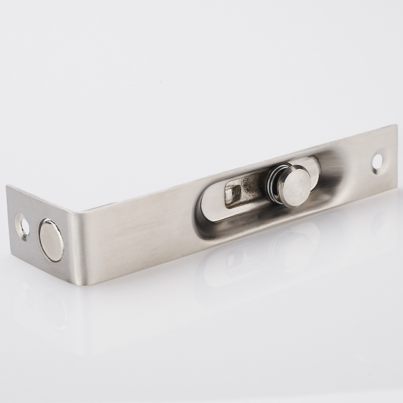 Caja de enchufe de acero inoxidable tipo caja mundo oculto Perno puerta a puerta alargado 6 pulgadas oculto Perno al por mayor Perno