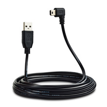 行車記錄儀電源線USB 3.5米導航儀充電線90度左彎右彎V3 供電線