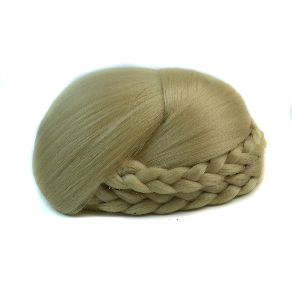 Synthetic hair double Fried Dough Twists hair bun_voghion.com