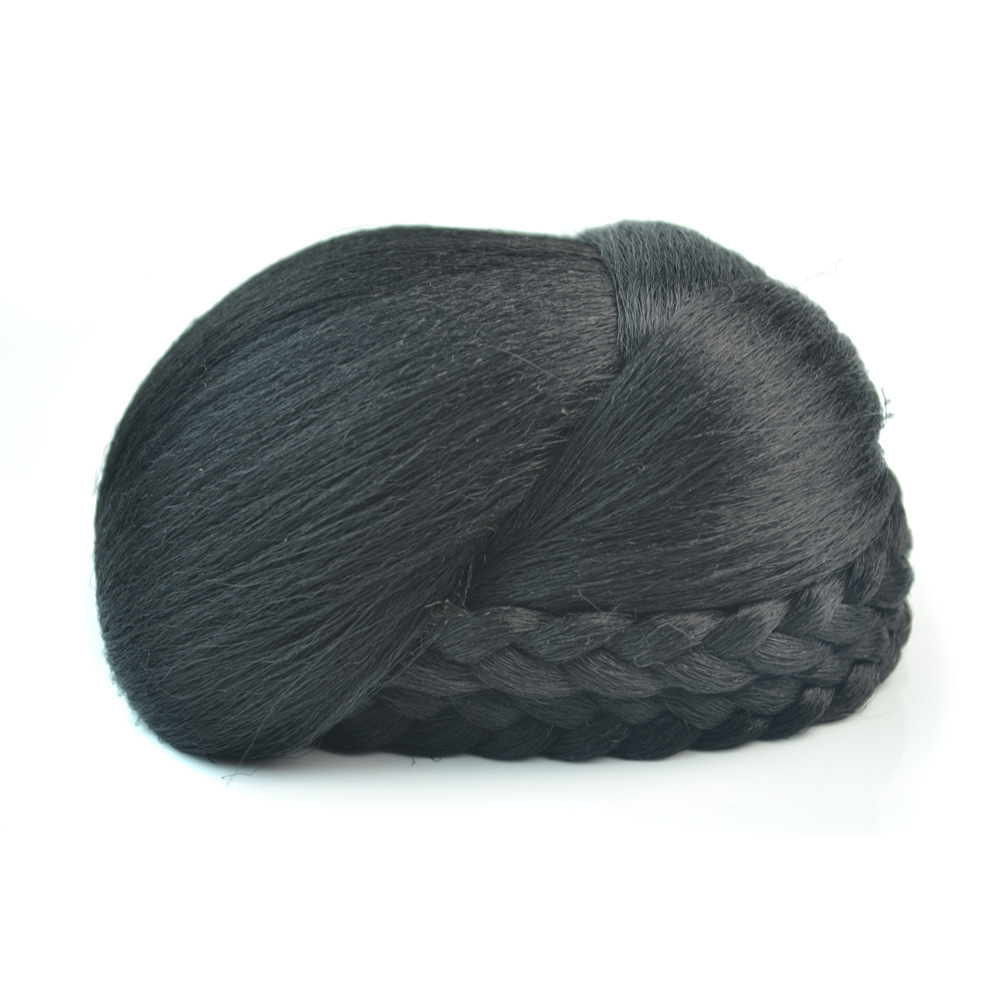 Synthetic hair double Fried Dough Twists hair bun_voghion.com
