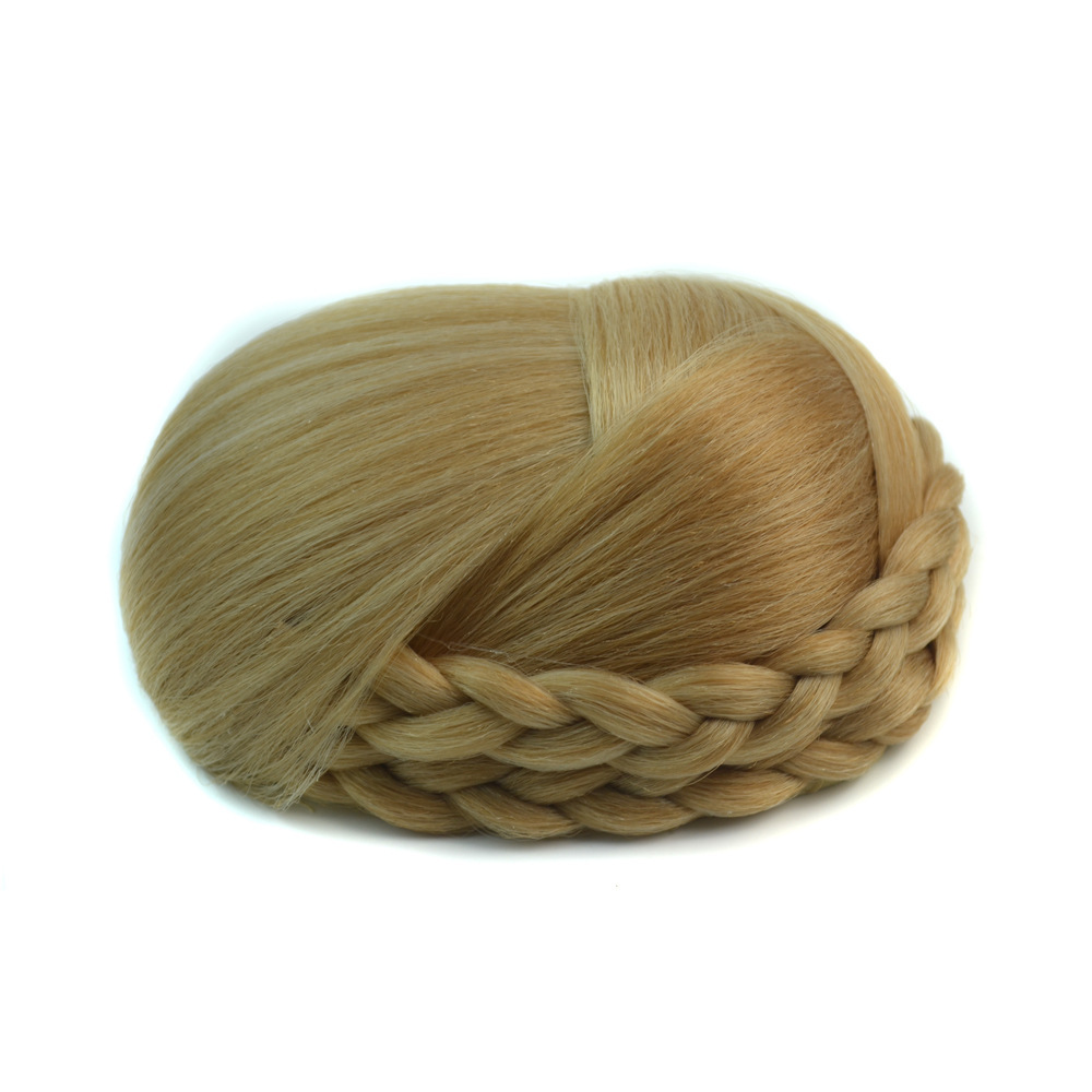 Synthetic hair double Fried Dough Twists hair bun_voghion.com