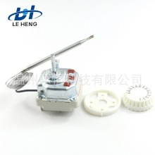 液胀式可调旋钮温控器 50-300度 250V16A 脚陶瓷锅炉小温控恒温器