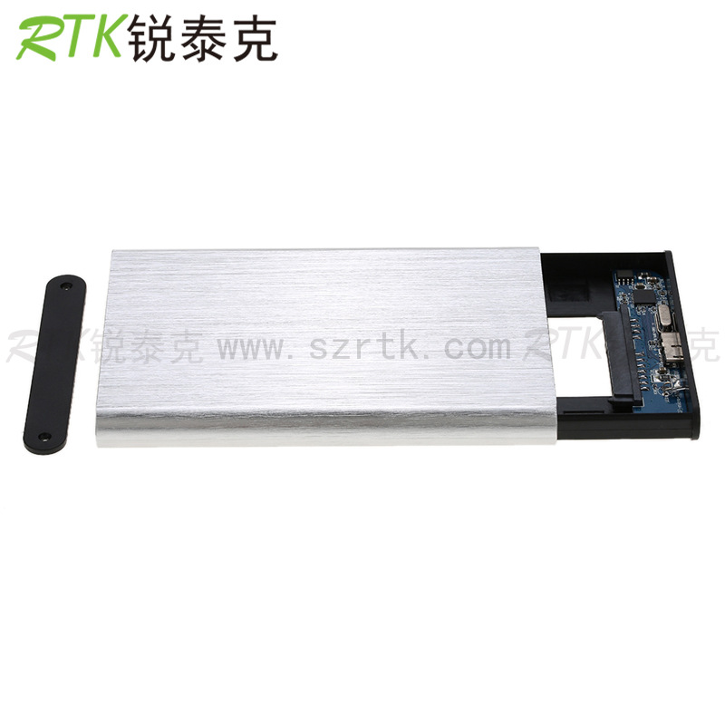 Caja de disco duro de Anyingke Caja de disco duro móvil de estado sólido SSD de absorción de impactos de Marco medio de 2,5 pulgadas sin herramientas opcional