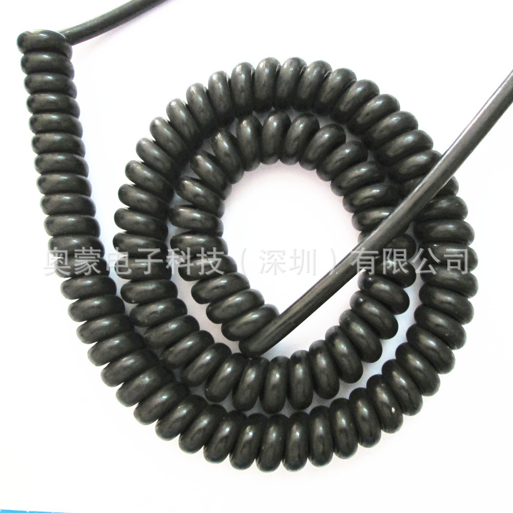 卷筒曲线电线 卷筒弹力线 卷筒PU线 20芯卷筒电缆厂家