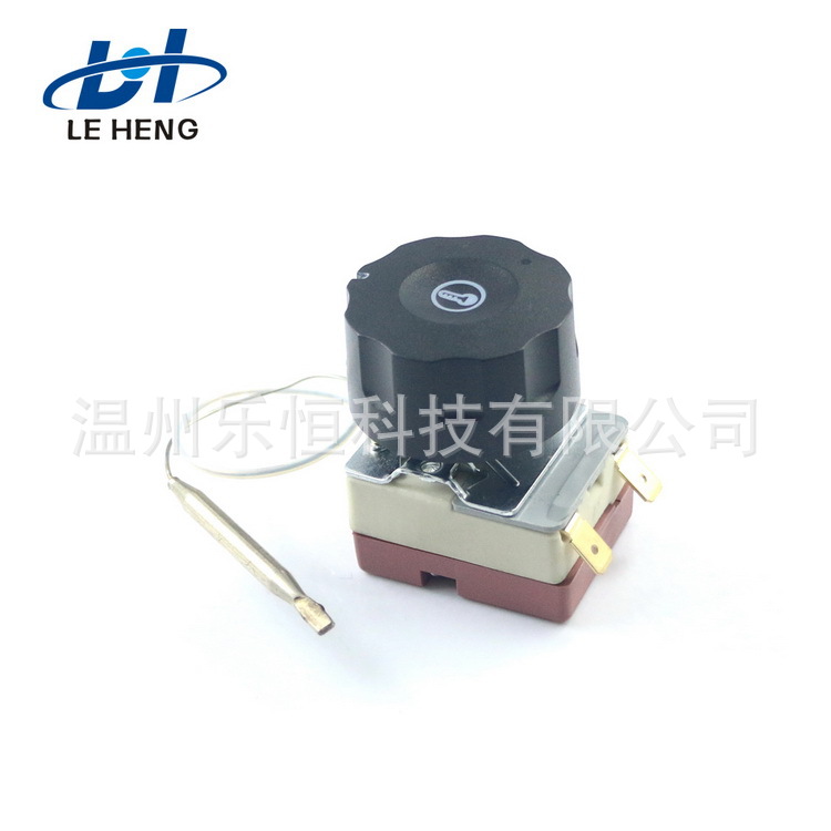 不带旋钮温控器保温桶0到300度温控器红色恒温器红底温控器