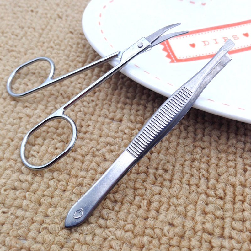 H1325 a-88 ceja que forma cuchillo conjunto de dos piezas de maquillaje herramientas de maquillaje traje de belleza regalo de regalo