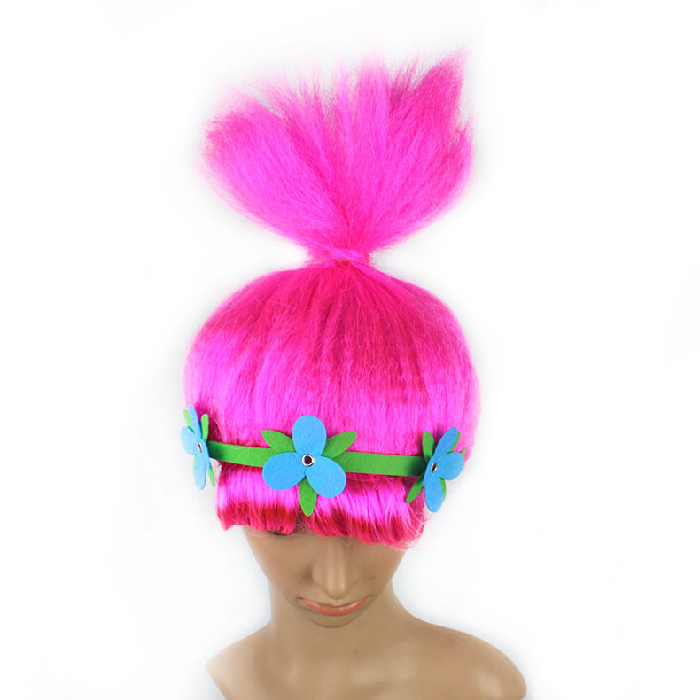 Cross-border e-commerce anime Elf Peluca de pelo mágico fiesta de vestir accesorios de disfraces tocado magia con guirnalda