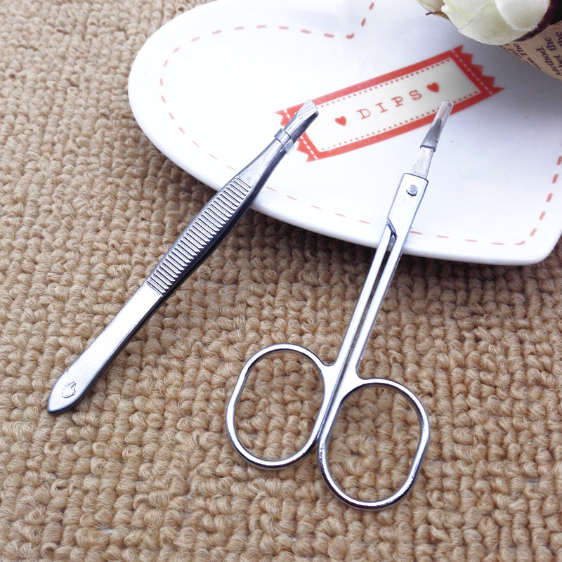 H1325 a-88 ceja que forma cuchillo conjunto de dos piezas de maquillaje herramientas de maquillaje traje de belleza regalo de regalo