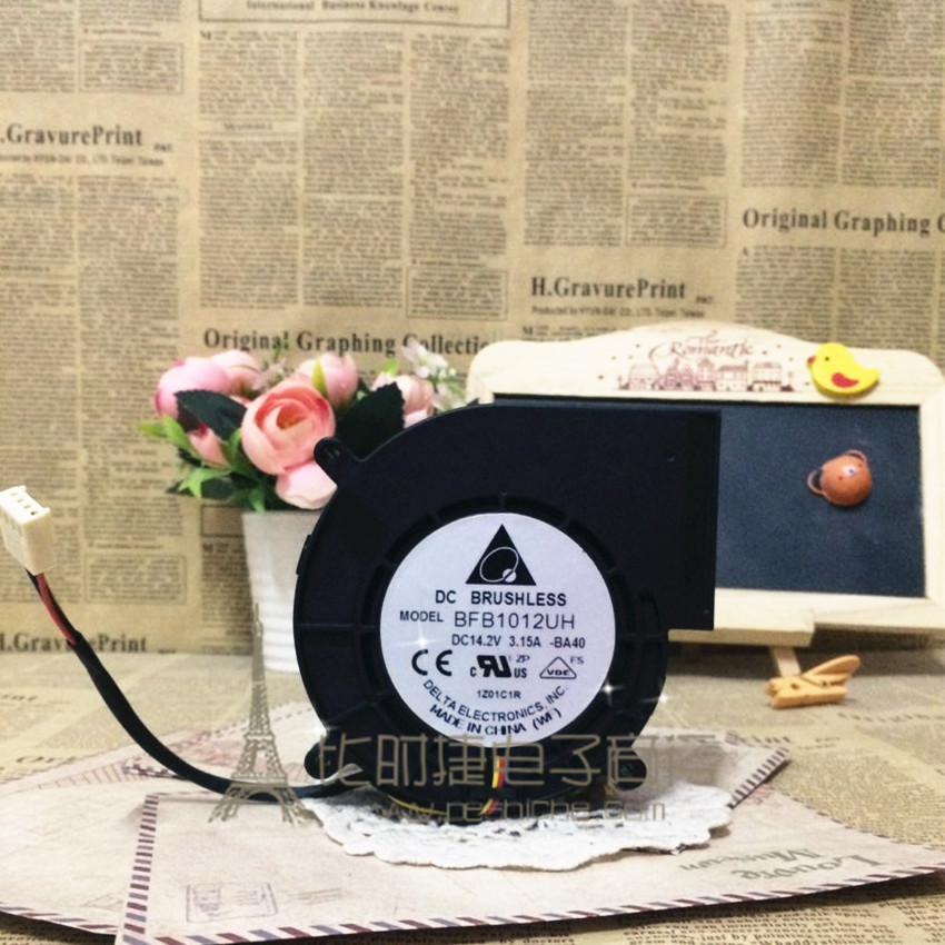 台达涡轮风扇 BFB1012UH 14.2V 3.15A 抽风式风扇 4线 服务器风扇