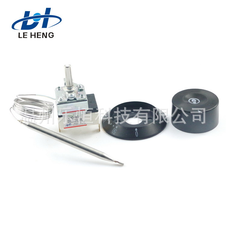 供应高质量30-110度可调温控器纯白色牙齿盖子旋钮调温器可调式