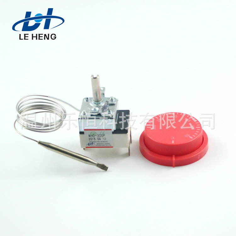 50-300度温控器高温控制器烤箱温度WHD-F系列红盖子恒温