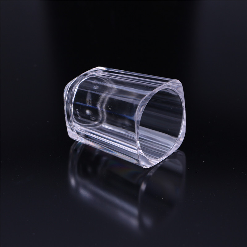 Taza de plástico acrílico cuadrangular taza de alta temperatura de grado alimenticio anti-caída taza de licores un sorbo de taza de restaurante taza de cerveza PC