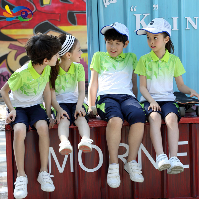 Children's School Uniforms - Summer Outfits for Boys and Girls, Middle and Large Kids - Group Sports Sets - Single Item Dropshipping