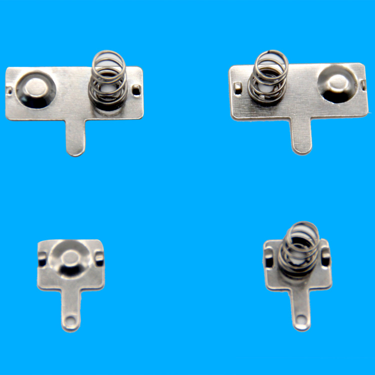 厂家环保AA电池片 AAA弹簧片 5号7号电池连接片 电池盒五金属弹片