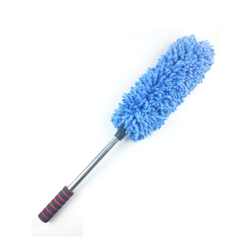 Car cleaning supplies, wax brush, dust removal wax handle, car wax mop cleaning brush, car round telescopic large wax brush