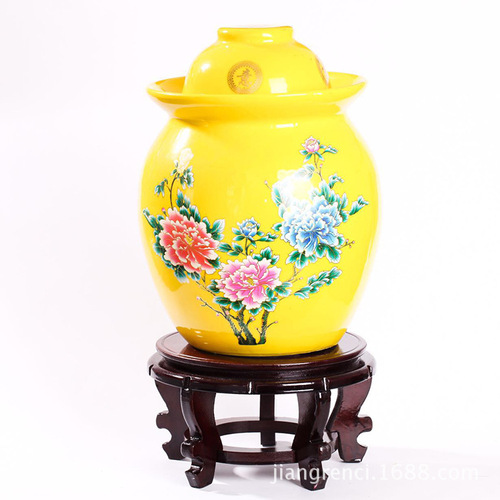 Flower pot tray wooden base bracket Buddha statue fish tank vase strange stone handicraft ornaments round bottom bracket solid wood frame