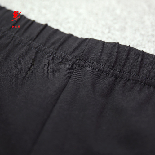 Red dance shoes thin cotton spring and summer classical dance pants for women tight-fitting exercise women's dance exercises slim cropped pants 20093