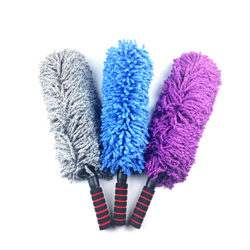 Car cleaning supplies, wax brush, dust removal wax handle, car wax mop cleaning brush, car round telescopic large wax brush