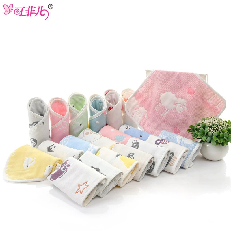 Gauze cotton scarf, children's eating bib, towel, baby hygiene product, wet wipes for kindergarten, wholesale